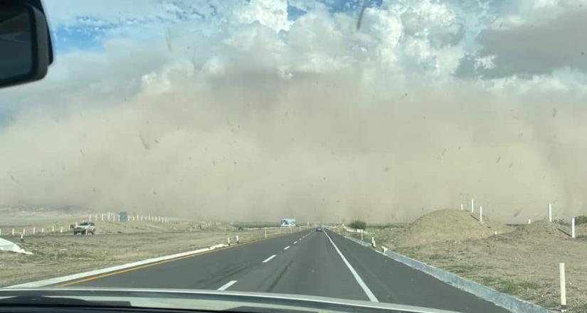 Se Registr Fuerte Tormenta De Arena En Mexicali