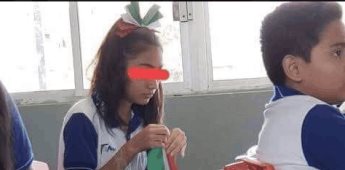 Alumna vende moños en la escuela y es exhibida por compañeros Alumna vende moños en la escuela y es exhibida por compañeros