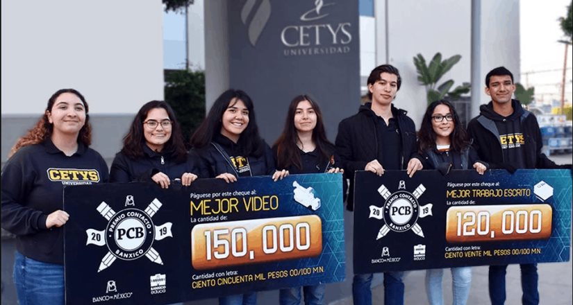 Ganan estudiantes de CETYS competencia del Banco de México Ganan estudiantes de CETYS competencia del Banco de México