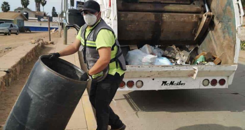 Regulariza Gobierno de Ensenada recolección de basura en delegaciones de la zona sur