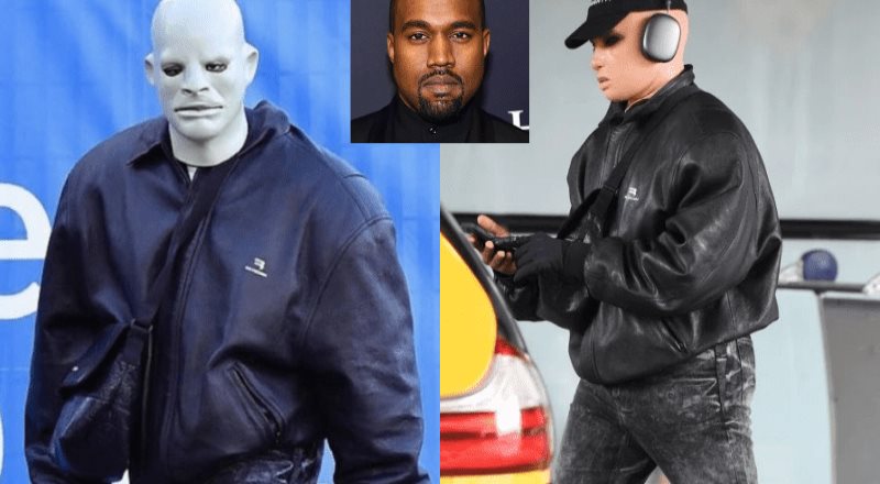 Kanye West genera terror por usar mascaras espeluznantes