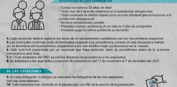 Este 12 de diciembre se elegirán delegados municipales por voto popular Este 12 de diciembre se elegirán delegados municipales por voto popular