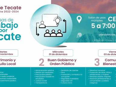 Realizarán mesas de trabajo por Tecate Realizarán mesas de trabajo por Tecate