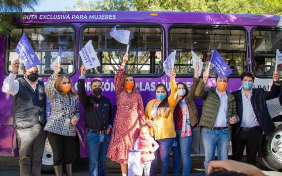 Marina del Pilar inaugura Transporte Violeta en Tijuana Marina del Pilar inaugura Transporte Violeta en Tijuana