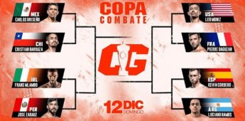 Copa Combate: Combate global anuncia grupos, enfrentamientos de la primera etapa del torneo de una noche