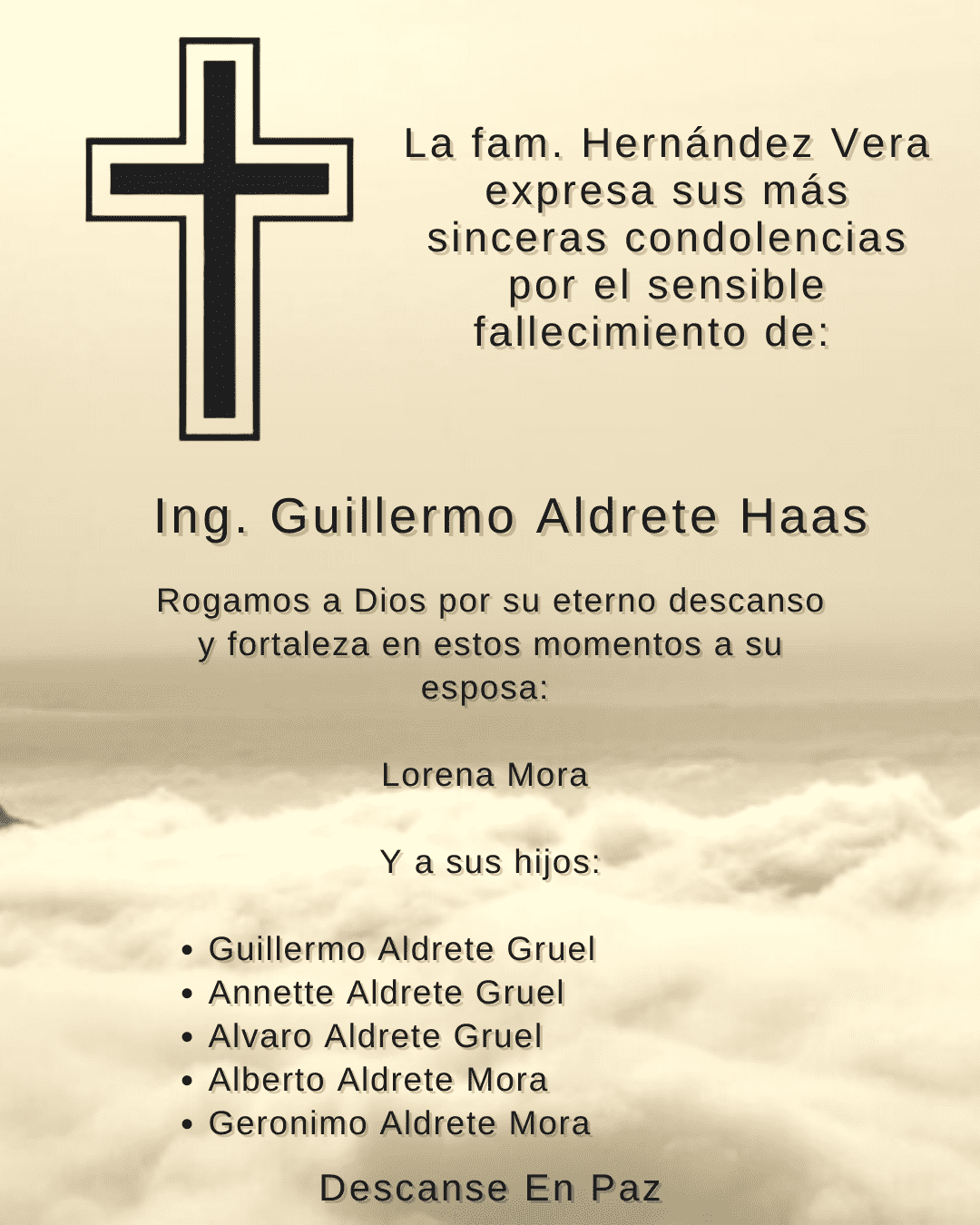 Ing. Guillermo Aldrete Haas