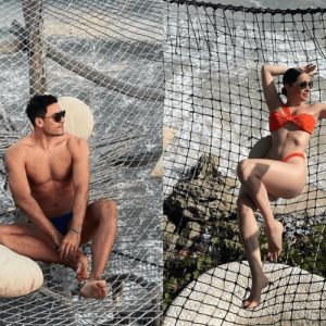 Carlos Rivera y Cynthia comparten vacaciones, pero no fotos juntos