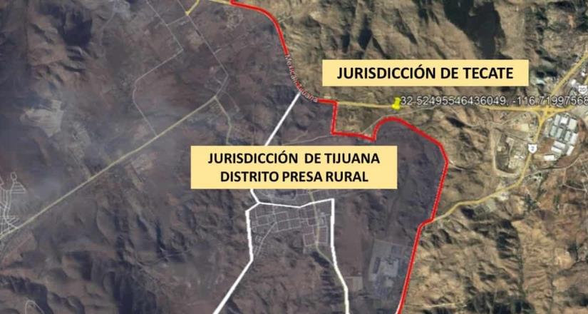 Policía Municipal de Tijuana remite a Tecate reporte de cuerpo sin vida en zona limítrofe de Villa del Campo por carretera de cuota