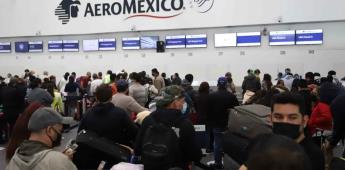 Cancelan 44  vuelos en AICM por ómicron en personal