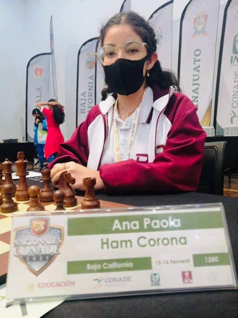 Ana Paola ham representará a México en panamericano juvenil de ajedrez