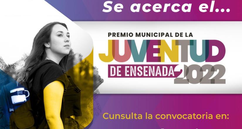 Cierra el 5 de agosto convocatoria para Premio Municipal de la Juventud 2022