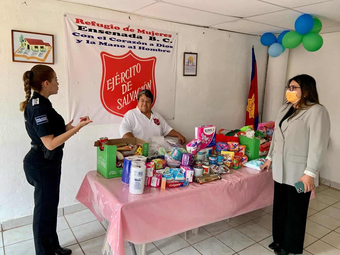 Entregan donativos de “Rodada Rosa” a organismos civiles