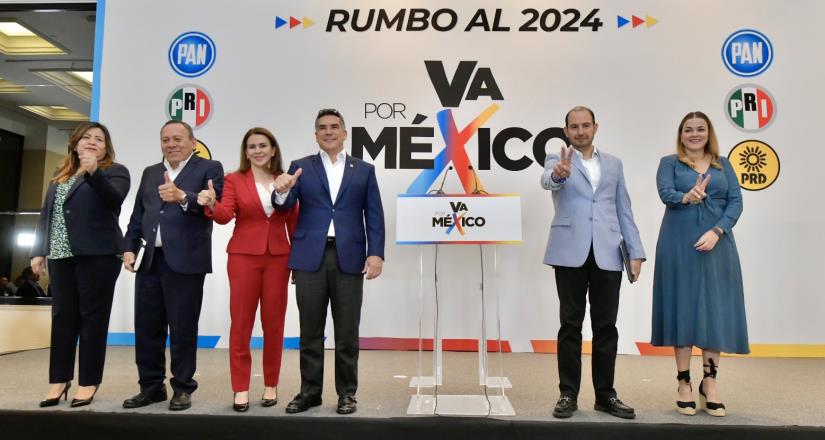 La coalición Va por México definirá candidato para el 26 de junio