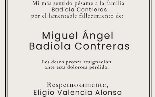 Miguel Ángel Badiola Contreras