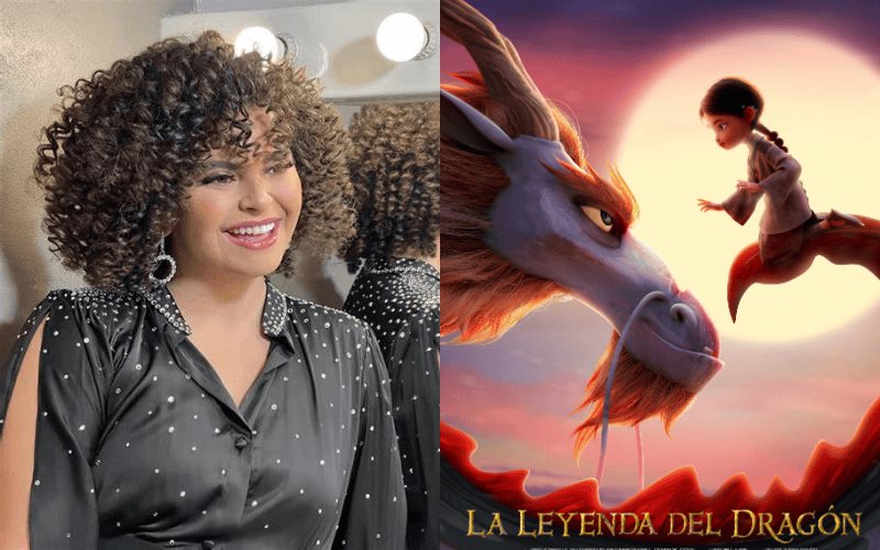 Lucero Mijares hace doblaje en La leyenda del Dragón Lucero Mijares hace doblaje en La leyenda del Dragón