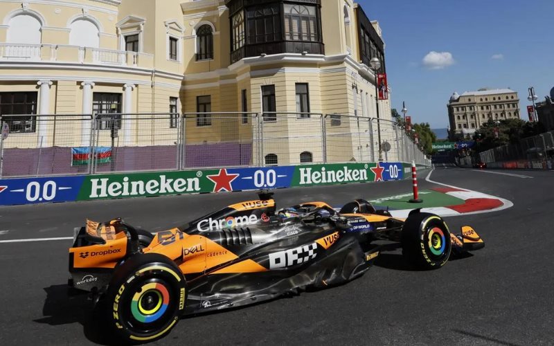 Oscar Piastri, ganó durante carrera en Baku del Grand Prix de F1