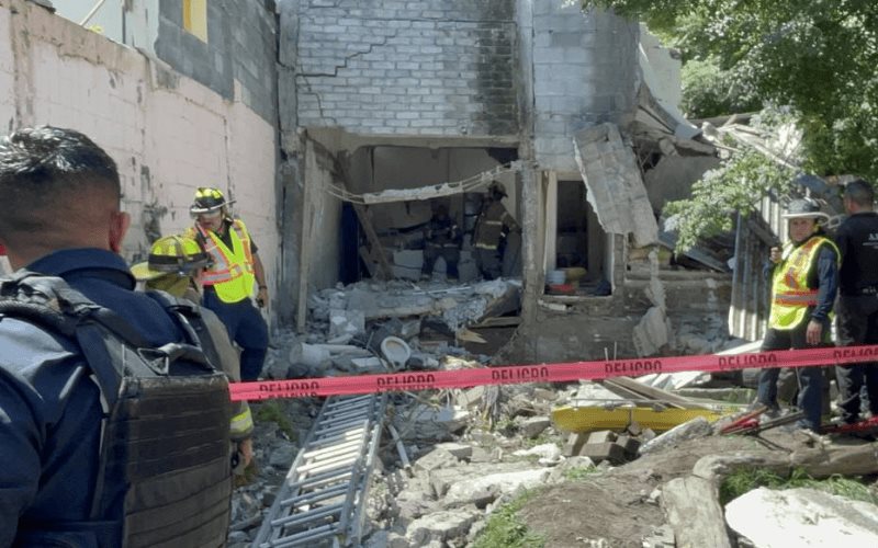Explosión de vivienda deja un muerto y 6 lesionados en Saltillo