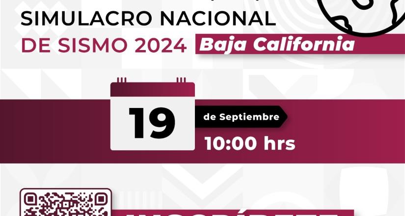 Invita Protección Civil Estatal a participar en el Macrosimulacro Nacional 2024