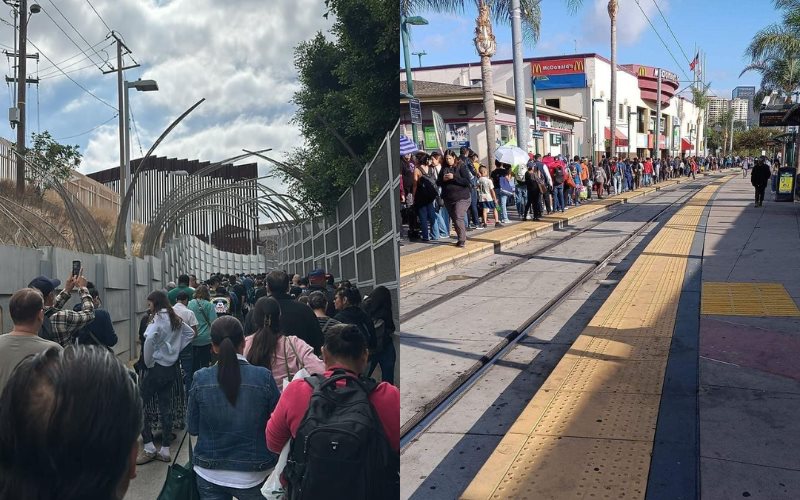 Cobran a extranjeros por cruzar de San Ysidro a Tijuana