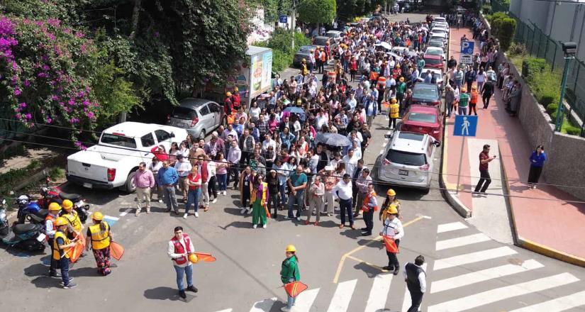 Participa IMSS-Bienestar en Simulacro Nacional 2024 