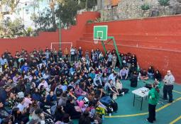 Marina del Pilar presenta acciones del Hospital Materno Infantil de Tijuana en la mañanera presidencial.