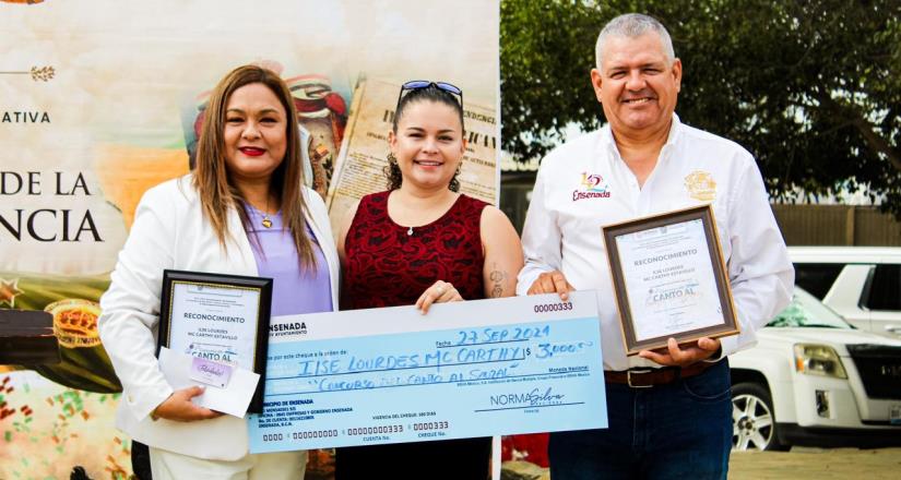 Gana Ilse Mc Carthy el Concurso del Canto al Sauzal de Rodríguez