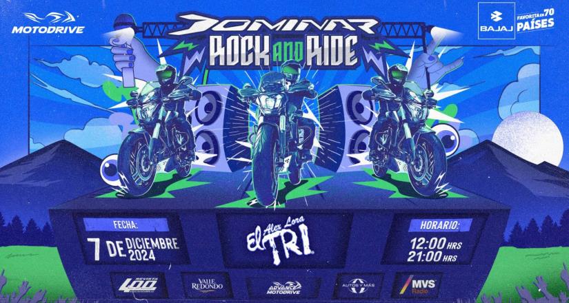 BAJAJ presenta "Dominar Rock and Ride" 2024