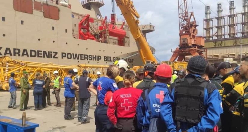 Fallece trabajador turco herido en accidente en central eléctrica flotante en La Habana