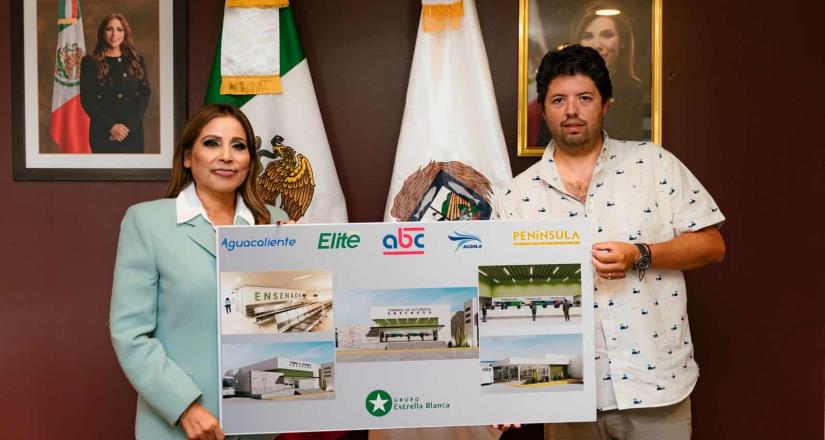 Anuncia alcaldesa Claudia Agatón la rehabilitación de la Central Camionera de Ensenada