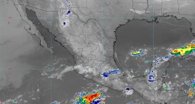 La onda tropical 26 ocasionará lluvias puntuales intensas en Chiapas, y muy fuertes en Campeche, Tabasco y Yucatán