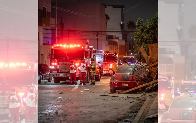 Se registró explosión en la colonia Gabilondo al interior de un sótano