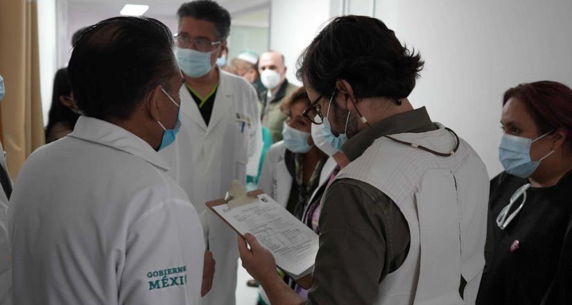 Autoridades del IMSS-Bienestar y Secretaría de Salud de Ciudad de México supervisan Hospital General de Xoco durante turno nocturno