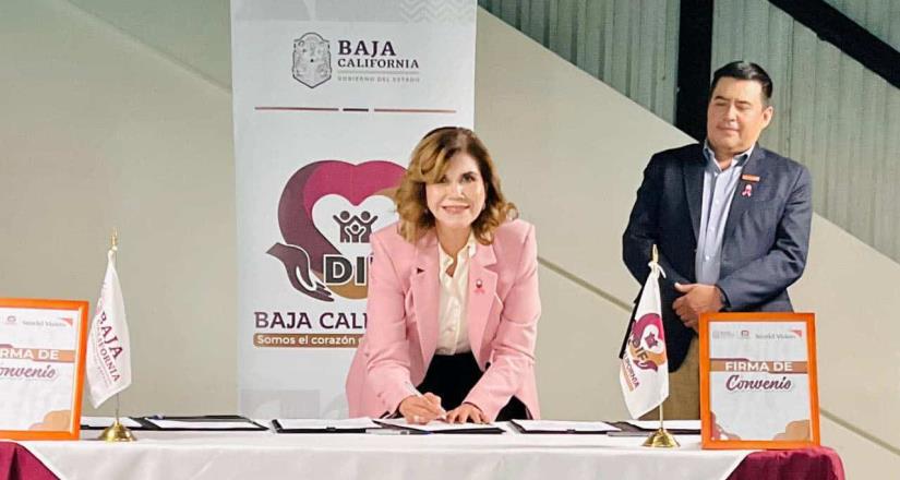 El Sistema DIF Baja California y World Vision México ratifican su compromiso a favor de la niñez y la adolescencia.