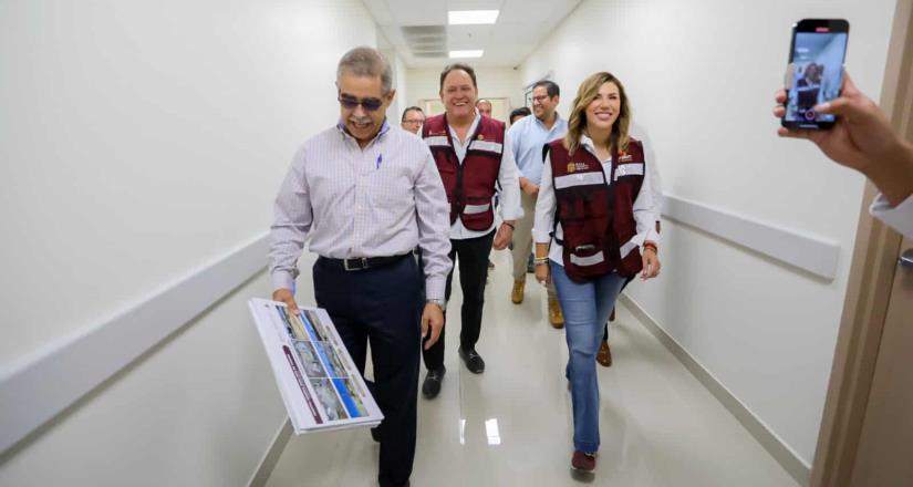 La gobernadora Marina del Pilar realizó un recorrido por el próximo Hospital General de Zona Este