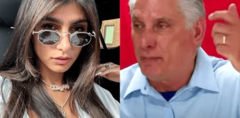 Mia Khalifa vuelve a dejar un mensaje a Miguel Díaz-Canel