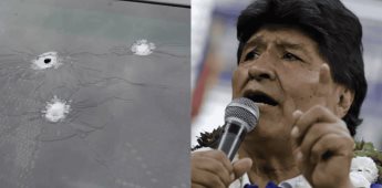 Atacan a balazos a Evo Morales, expresidente de Bolivia