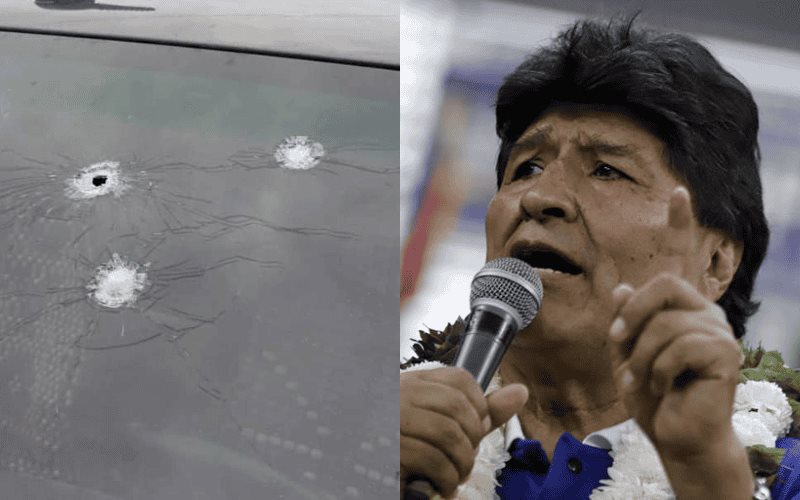 Atacan a balazos a Evo Morales, expresidente de Bolivia