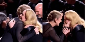 Adele rompe en llanto al ver a Celine Dion en uno de sus conciertos