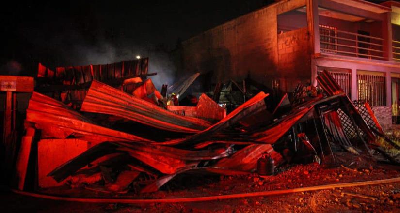 Se registró incendio en Valle Verde por un hombre alcoholizado