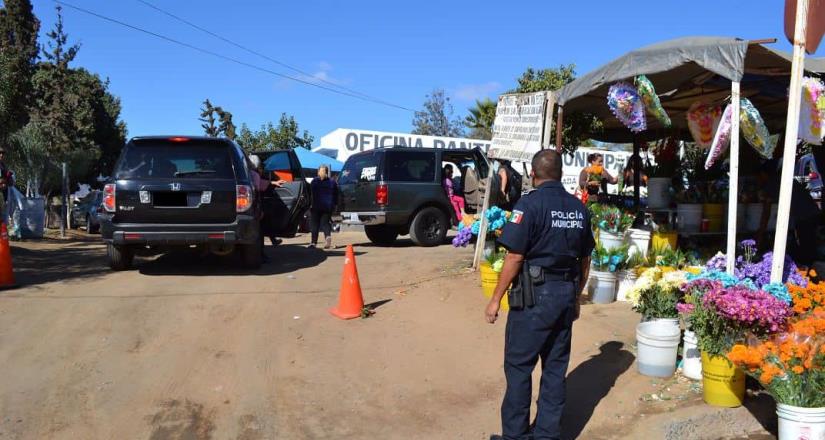 Listo operativo de seguridad del Gobierno de Ensenada para la Conmemoración del Día de Muertos