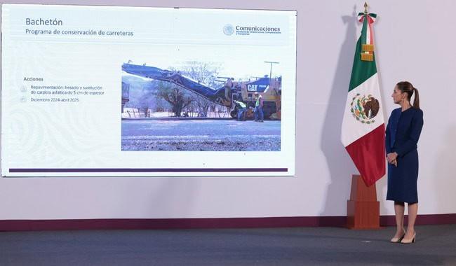 Gobierno de México da inicio al programa Bachetón para atender las carreteras y caminos de todo el país