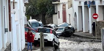 Una lluvia torrencial inunda Cadaqués y arrastra hasta 30 automóviles