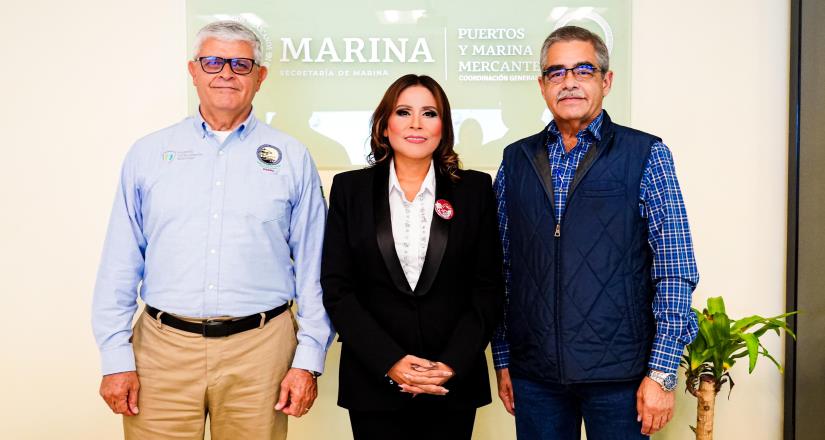 Participa gobierno de Claudia Agatón en acciones para puerto de Ensenada