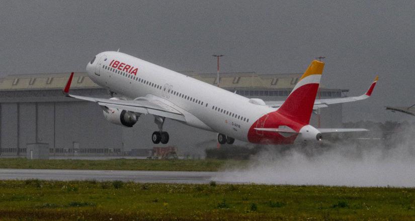 Iberia estrena el avión A321-XLR, el modelo más moderno de Airbus