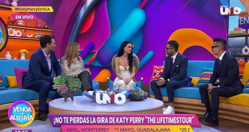 Katy Perry causa asombro con su inesperada aparición en Venga la alegría