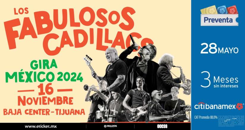 Los Fabulosos Cadillacs llevan su gira hasta Tijuana