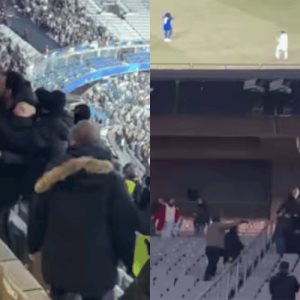 Israelíes y franceses se enfrentan en las gradas del Stade de France