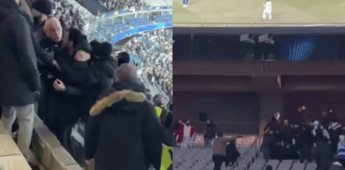 Israelíes y franceses se enfrentan en las gradas del Stade de France