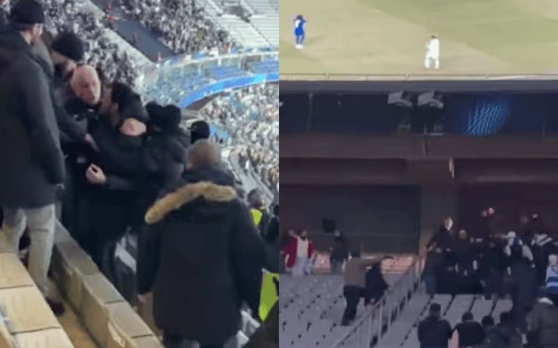 Israelíes y franceses se enfrentan en las gradas del Stade de France