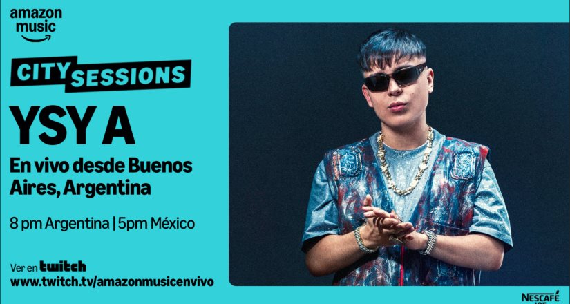 Amazon Music presenta City Sessions junto YSY A en Buenos Aires